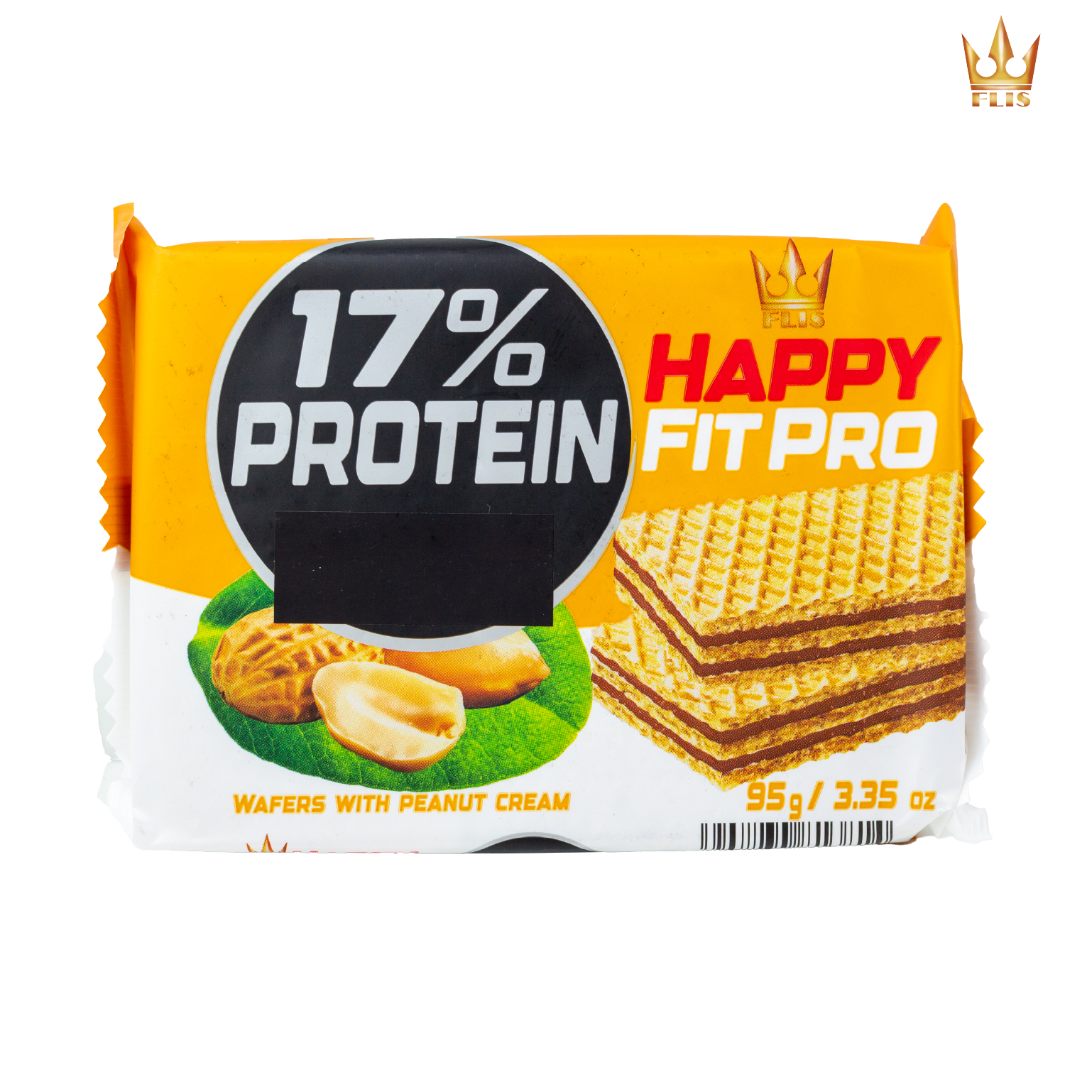 플리스 해피 핏 프로 피넛크림 웨이퍼 95g